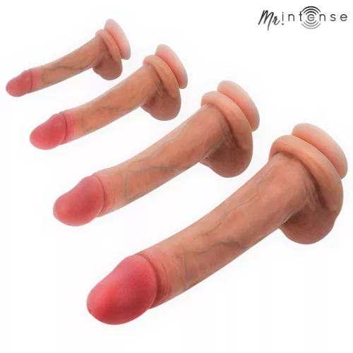 Mr Intense Dildó Realisztikus, szívókorongos 23 cm fekete