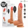 Mr Intense Dildó Ejakulációs funkció, Tapintható valósághűség 20,5 cm fekete