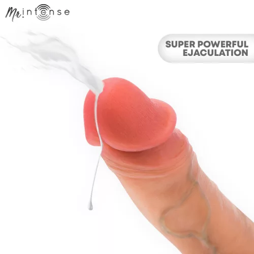 Mr Intense Dildó Ejakulációs funkció, Tapintható valósághűség 20,5 cm fekete