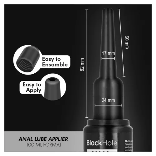Black Hole Anál síkosító applikátor pontosság 100 ml nagy méret