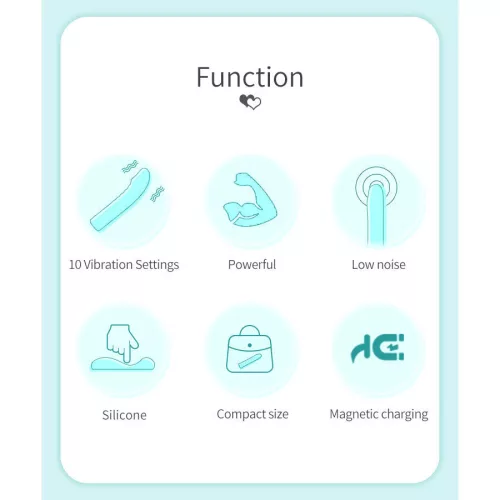 Pretty Love Rylan G-pont vibrátor kék