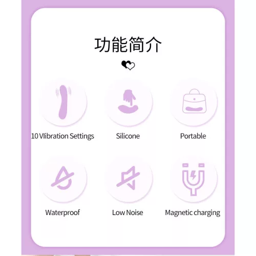 Pretty Love DJ Dick G-pont vibrátor lila