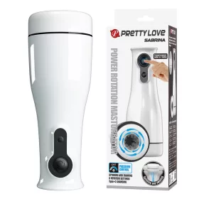 Pretty Love Sabrina forgó és billegő férfi maszturbátor
