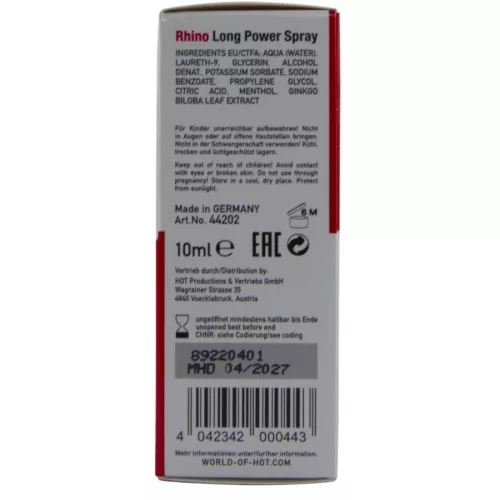 Hot Tartosító spray Ginkgo kivonattal 10 ml