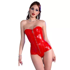 Chilirose CR 4896 pánt nélküli fűző piros S