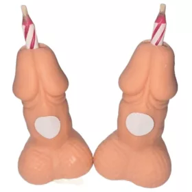  Diverty Sex Dekoratív Szilikon Dildó Születésnapi Számokkal Bőr színű 2 db