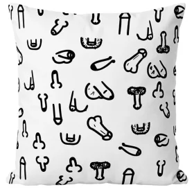 Diverty Sex Párna Vicces mintás 30x30 cm fehér