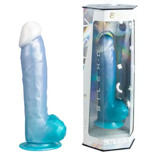 SilexD Dildó Hőreaktív, vízálló, 20.3 cm kék