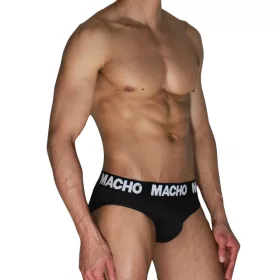Macho férfi alsó push-up betéttel fekete M