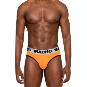 Macho Férfi Slip Push-up betéttel L Narancs