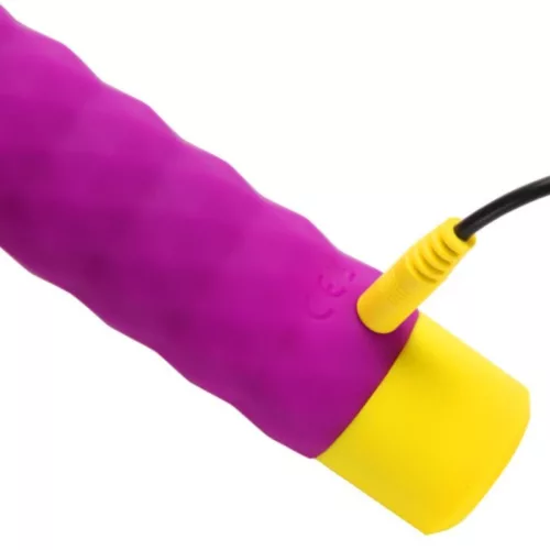 Romp Vibrátor Erős rezgés, bordázott felület Vízálló Lila