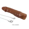 Pretty Love Vibrátor 10 rezgésmód, USB újratölthető 19,5 cm barna realisztikus