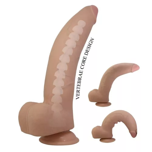 Pretty Love Dildó Realisztikus, tapadókorongos 26 cm természetes