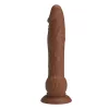 Pretty Love Dildó lökő vibrációs dildó - barna, 20,5cm