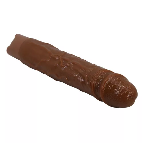 Pretty Love Vibráló dildo Lökő funkció 22 cm barna