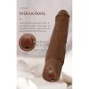 Pretty Love Vibráló dildo Lökő funkció 22 cm barna