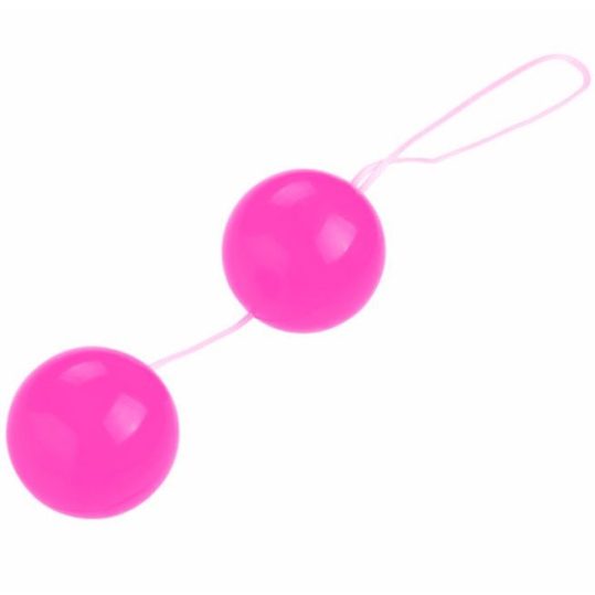 BAILE - PINK Twins Balls – intim gyöngyök pasi és női igényekhez