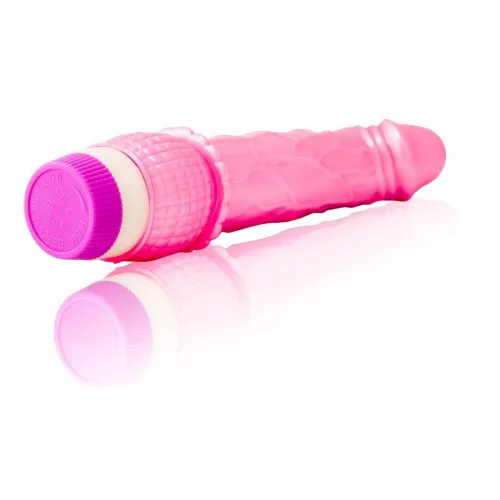 BAILE - 23 cm rózsaszín prémium vibrátor érzéki hullámokkal