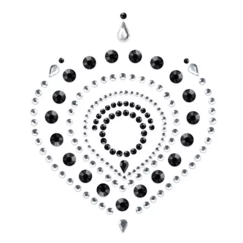 Bijoux Indiscrets – elegáns fekete ezüst intim kiegészítő