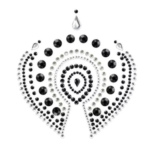 Bijoux Indiscrets – elegáns fekete ezüst intim kiegészítő