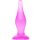 BAILE - lilás, puha tapintású anál plug 14,2 cm