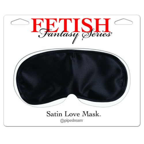 Fetish Fantasy Satin Love - fekete selyem maszk