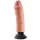 King Cock élethű vibrátor - bőrszínű, 20,3cm