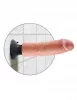 King Cock élethű vibrátor - bőrszínű, 20,3cm
