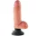 King Cock élethű vibrátor herékkel - 17,8cm