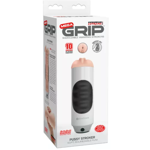 EXTREME TOYZ – vibráló vagina maszturbátor prémium élményhez