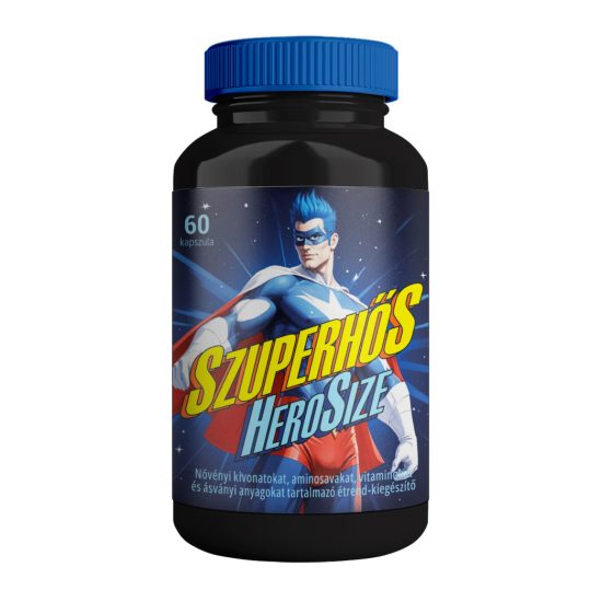 Szuperhős Hero Size méretnövelő kapszula - 60 DB