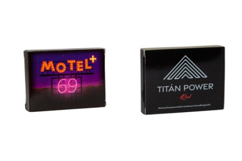 Motel 69 Kapszula Férfiaknak 2 db + TITÁN POWER red -  3 DB