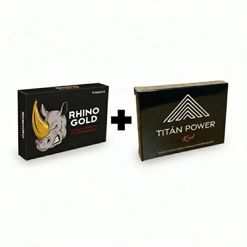 RHINO GOLD - 6 DB + TITÁN POWER RED -  3 DB CSOMAG