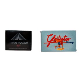   TITÁN POWER red -  3 DB + Gladiátor Strong Kapszula Férfiaknak - 4 db
